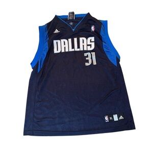 Adidas Boys Dallas Mavericks Jason Terry Home Jersey Sz XL